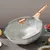 GIANXI-Frigideira antiaderente Wok Medical Stone, Fogão de indução, Fogão a gás, Panelas especiais, Utensílios de cozinha