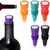 Silicone Vinho e Bebidas Garrafa Cap Set, Vazamento Prova Champagne Garrafas Selador, Reutilizável Cortiça Saver, 1Pc - loja online