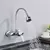 Wall Mounted Dual Hole Kitchen Faucet, 360 Rotação Tubo Flexível, Torneira Misturadora, Stream Spray Bubbler, Água Quente e Fria, Sem Chumbo, Cromo na internet