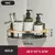 Imagem do Alumínio Alloy Bathroom Shelf, Shampoo Rack, Makeup Storage Organizer, Shower Shelf, No Drill, Wall Corner Shelf, acessórios do banheiro