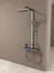 Imagem do Banheiro Digital Display Shower Set, Luz ambiente, 5 Função Back Spray, Gray Shower System Package