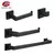 Aço inoxidável Banheiro Hardware Set, Matt Black Shelf, Robe Hook, Barra Do Trilho De Toalha, Suporte De Papel De Tecido, Gancho, Acessórios - comprar online