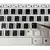 Etiqueta do teclado do computador inglês árabe russo hebraico língua teclado decalques capa de teclado pvc filme para computadores portáteis - comprar online