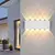 Luz de parede led à prova dip65 água ip65 lâmpada parede ao ar livre jardim varanda luz decoração jardim quintal banheiro quarto sala estar AC85-265V