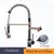 ULGKSD Bronze Kitchen Faucet 360 Rotate, Single Handle, Pull Down Spray Head, Torneira misturadora de água quente e fria para pia de cozinha na internet