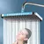 Large Flow Supercharge Rainfall Shower Head, aspersor ajustável, Peças de reposição torneira, 4 modos, Acessórios do banheiro - loja online