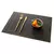 Lavável PVC Table Mat Set, antiderrapante Bowl Pad Coaster, Mesa de jantar Placemats, Acessórios modernos para decoração, 4 6Pcs - loja online