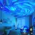 LED Galaxy NightLights Projetor, Controle Remoto, USB Recarregável, Starry Sky Lamp, DMX Som, Active 7 Modos, Kids Room Decor, 5V - Construção Barata