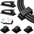 Auto-adesivo Cable Organizer, Wire Tie, Grampos, Suporte, Grampo Gestão, GPS carro, Dados, Cord Winder Manager - loja online