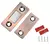 2 pcs/Set Magnetic Cabinet Catches Ímã Porta Pára Porta Escondida Mais Fecho Com Parafuso Para Armário Móveis Hardware - comprar online