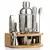 Aço inoxidável Cocktail Shaker Set, Kit Bartender, Cocktail Mixer, Vinho Martini Boston, Festa, Bar Ferramentas, 3 pcs, 6 pcs, 9 pcs, 11pcs