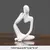 Areia Cor O Pensador Abstrato Estátuas Esculturas Yoga Estatueta Nordic Sala Home Decor Decoração Maison Desk Ornamentos