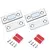 Ultra Thin Cabinet Magnetic Catch, Adhesive Drawer Magnet Catch para fechamento da porta do armário da cozinha, Pack 2 - comprar online