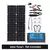 Único cristal flexível Solar Charger, Painel Solar, Kit Solar, Dual USB, 12V, 5V DC, 600W, adequado para baterias automotivas RV na internet