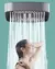 Large Flow Supercharge Rainfall Shower Head, aspersor ajustável, Peças de reposição torneira, 4 modos, Acessórios do banheiro na internet