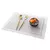 Imagem do Lavável PVC Table Mat Set, antiderrapante Bowl Pad Coaster, Mesa de jantar Placemats, Acessórios modernos para decoração, 4 6Pcs