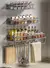 Multifuncional Kitchen Rack, Armazenamento De Especiarias, Montado Na Parede, Utensílio De Cozinha, Pá De Gancho, Itens De Cozinha De Armazenamento, 1 Pc - loja online