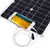 Único cristal flexível Solar Charger, Painel Solar, Kit Solar, Dual USB, 12V, 5V DC, 600W, adequado para baterias automotivas RV - comprar online