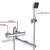 Imagem do Torneiras termostáticas para chuveiro, torneira misturadora com termostato para banheiro, quente e fria, válvula misturadora, acessórios para torneira de banheira