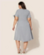 Saia Plus Size Midi Evasê Em Alfaiataria - comprar online