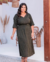 Saia Plus Size Midi Em Lurex - Lenner