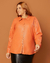 Camisa Plus Size Em Couro Fake - Lenner