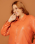 Camisa Plus Size Em Couro Fake - comprar online