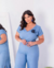 Macacão Plus Size Em Malha Denim Jeans - comprar online