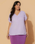 Blusa Plus Size Em Viscose Com Decote V