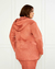 Casaco Parka Plus Size Em Suede