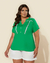 Camisa Plus Size Em Viscolinho Com Detalhe De Bordado - comprar online