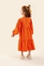 Vestido Infantil Molecotton Laranja Flame - comprar online