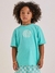 Conj. T-Shirt e Shots Tactel Azul Acqua - Youccie Verão - Le Petit Boutique Infantil