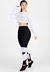 Imagem do Conjunto Fitness Dubai Calça Legging e Top Dry Branco | REF: LX147