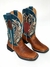 Bota Goyazes Masculina Texana Bico Quadrado