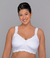 130580 - FULL COVERAGE MICROFIBER AND LACE BRA, WIRELESS, UNPADDED.