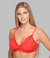 30980 - FULL COVERAGE MICROFIBER AND LACE BRA, PADDED CUP, UNDERWIRED - online store