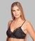 30980 - FULL COVERAGE MICROFIBER AND LACE BRA, PADDED CUP, UNDERWIRED - buy online