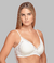 30980 - FULL COVERAGE MICROFIBER AND LACE BRA, PADDED CUP, UNDERWIRED - Prima Piel