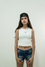 Cropped Canelado - comprar online