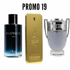 PROMO 19 INVICTUS, SAUVAGE Y ONE MILLION EXCELENTE CALIDAD GRAN PERDURABILIDAD TODOS 100 ML PERFUMES