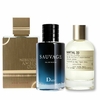 PROMO 69 (AL HARAMAIN AMBER OUD 120 ML + SAUVAGE DIOR 100 ML + SANTAL 33 100 ML ) KIT PERFUMES ARABES Y PERFUMES DE NICHO