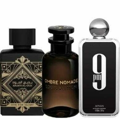 PROMO - 81(3 PERFUMES LATTAFA OUD FOR GLORY, OMBRE NOMADE, 9 PM)CABALLERO