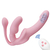 Vibrador Strapless Triplo com Controle Recarregável