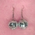 MIRRORED EARRINGS DISCO GLOBE