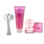 Kit 3 produtos Skincare Rosa Mosqueta + pincel escova rolo