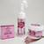 Kit 3 produtos Rosa Mosqueta Hidratante, Mousse e Esfoliante