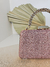 Clutch Brilhosa Alça Rosa - comprar online