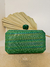 Conjunto de Brincos e Anel Regulável + Clutch Verde Esmeralda na internet