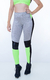 Legging Metallic Girl Green Fluo